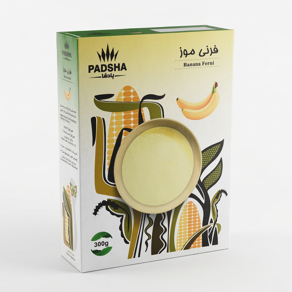 پادشا فرنی موز ۳۰۰ گرم