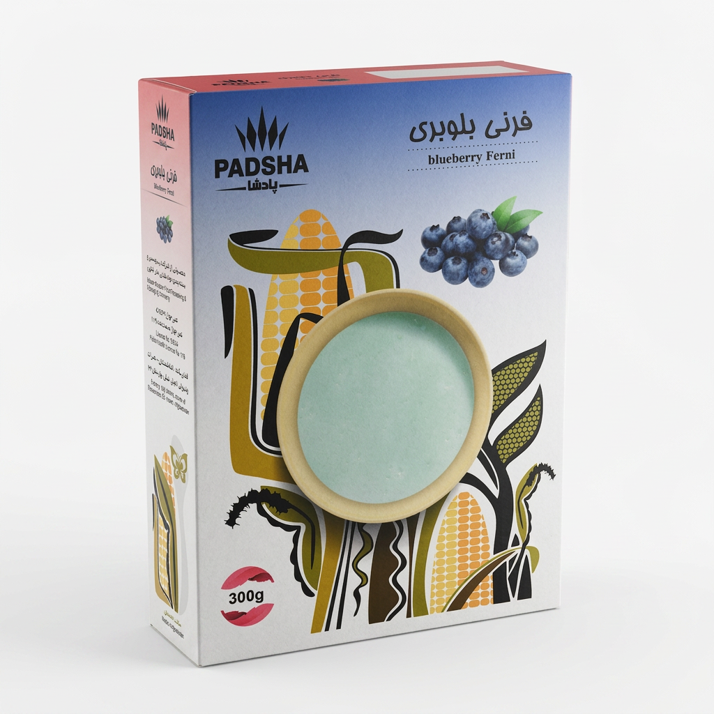 پادشا فرنی بلوبری ۳۰۰ گرم
