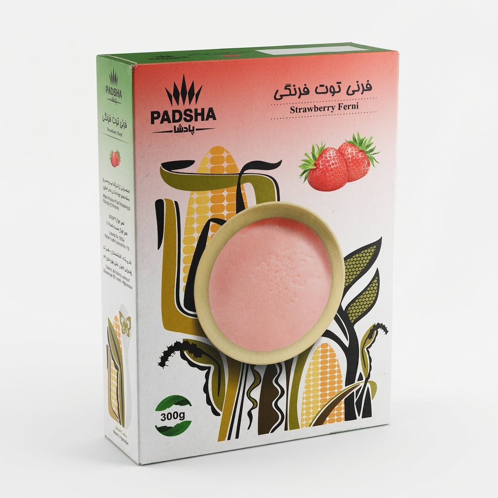 پادشا فرنی توتفرنگی ۳۰۰ گرم